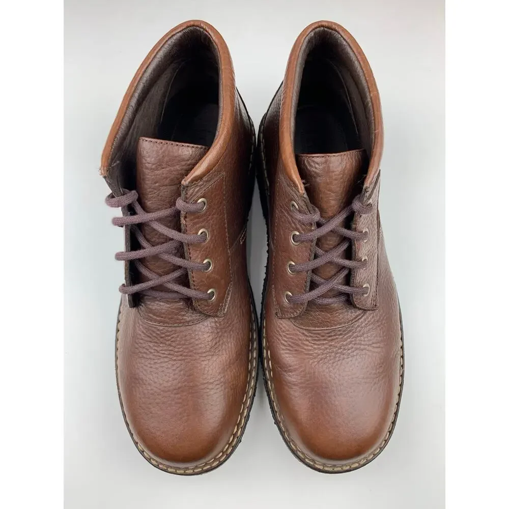 Ducks Unlimited by HS Trask Boots Mid Top Brown Leather Lace Up Men's 13